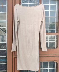 Exported From Australia Beige Bodycon Dress