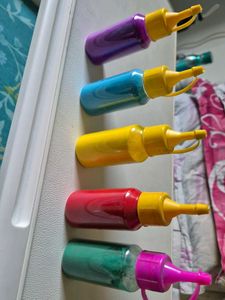 RANGOLI COLOURS WITH BOTTLE