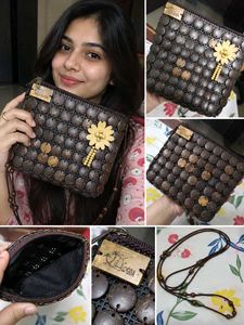 Coconut Shell Clutch Bag