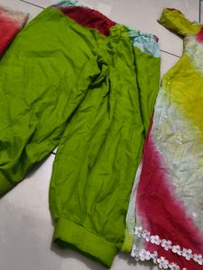 Colorful Tie-Dye Kurta Set