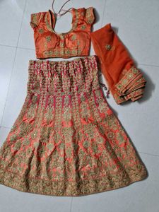 Embroidered Lehenga Choli Set
