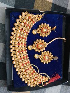 Indian Bridal Necklace Set with Earrings