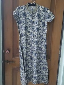 silk Elegant Printed Kurta new