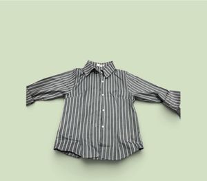 Strip casual blouse