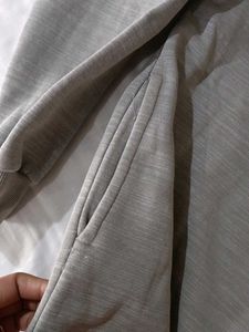 Minimal Grey Crewneck Sweater