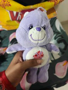 Adorable Purple Care Bear Plush Toy
