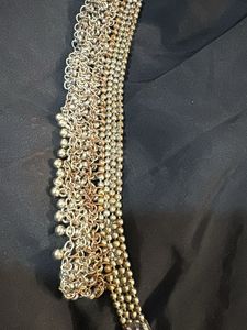 Unique Mirror Work Necklace