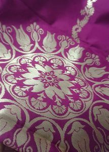 Elegant Purple Banarasi Saree