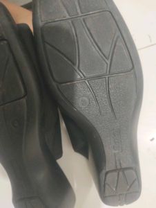 Bata Stylish Black Slingback Sandals