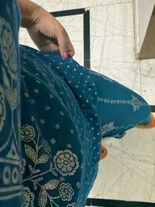 Teal Kurta Set with Palazzos