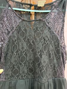 Chic Black Lace Dress
