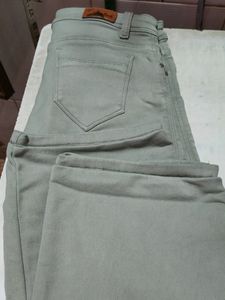Pista Green Straight Jeans