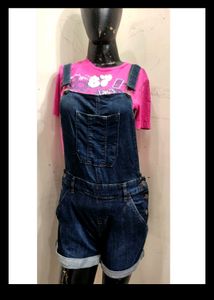 Short Dungree Without Top For Girls