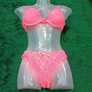 Lace Bra &🫴🏻🎁 Panty Set