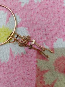 Elegant Rose Gold Dangle Earrings