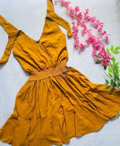 Fit and flare short dress