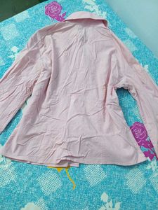 Chic Pink Button-Up Shirt