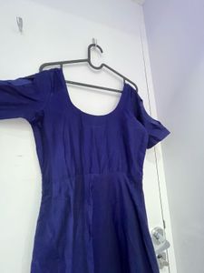 Elegant Navy Blue Dress