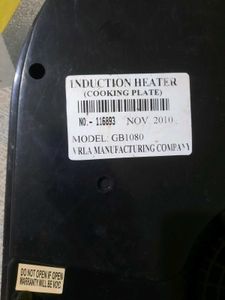 Black Induction Cooktop