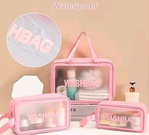 Stylish Waterproof Cosmetic Bag Set