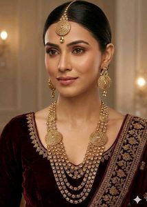 Elegant Indian Bridal Jewelry Set