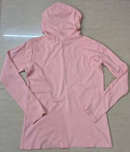 Pink full sleeves tshirt/hoodie