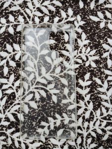 Clear Leaf Pattern Phone Case