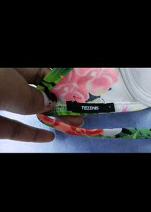 Tropical Floral Bikini Top