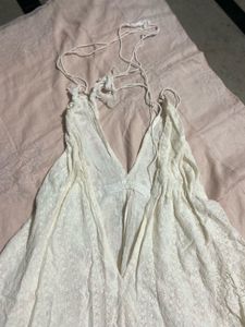Lace White Dress For Beach