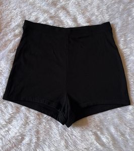 SALE💰 H&amp;M Black Ribbed Lounge Shorts