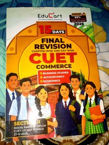 CUET Commerce Final Revision Book 2026