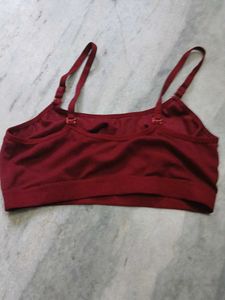 Comfortable Maroon Sports Bra