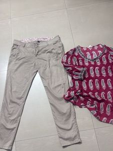 Chic Casual Pants & Top Set