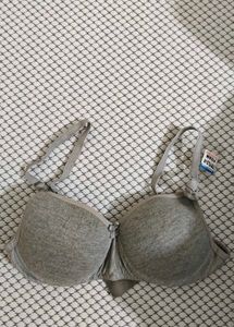 Comfortable Grey Padded Bra