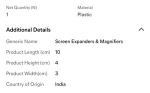 Mobile Phone Screen Magnifier