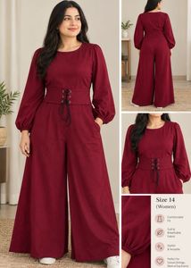 Maroon Jumpsuit