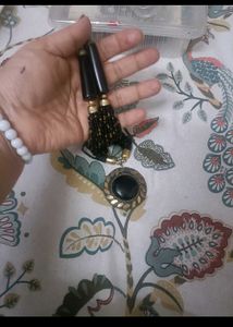 New Without Tag Black Long Neck Piece