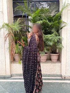 Elegant Black Kurta Set with Dupatta