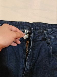 Dark Blue Denim Jeans