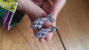 Sparkling Crystal Stud Earrings