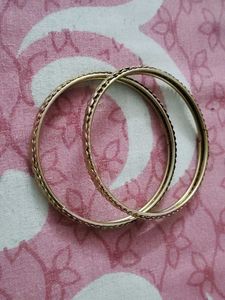 Elegant Gold-Plated Bangles
