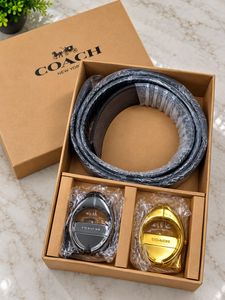 COACH 100% Original Reversible Belt Set