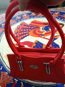 Chic Red Handbag