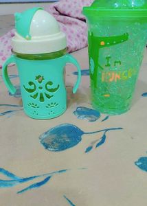 Cute Sippy Cup and Tumbler Set
