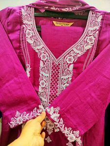 kurti set with dupatta and pant