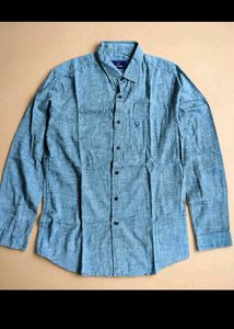 Allen Solly Men's Grey Casual Shirt