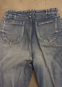 Vintage Elastic Waist Jeans