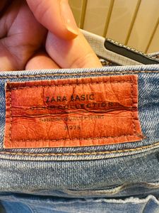 Zara Stylish Blue Denim Jeans