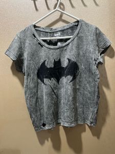 Distressed Batman Graphic T-Shirt