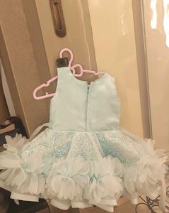 Girls Baby Blue Party Dress